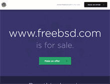 Tablet Screenshot of freebsd.com
