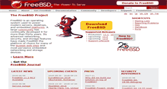 Desktop Screenshot of freebsd.org