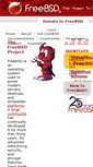 Mobile Screenshot of freebsd.org
