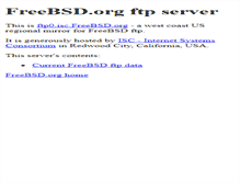 Tablet Screenshot of ftp2.ch.freebsd.org